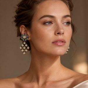 Multicolor Floral Drop Earrings(E-13)
