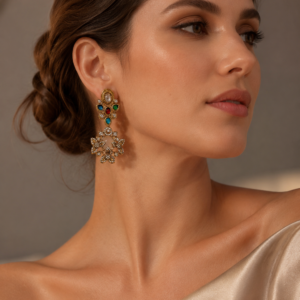 Multicolor Floral Drop Earrings(E-25)