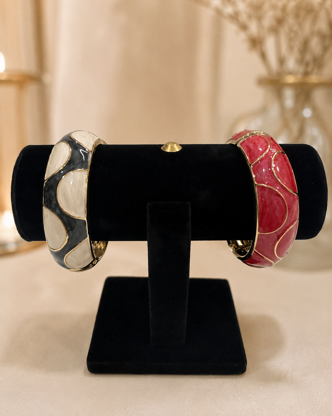Contemporary Enamel Bangle Collection - Image 2
